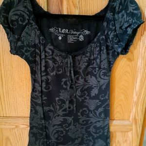 Black & Gray summer top